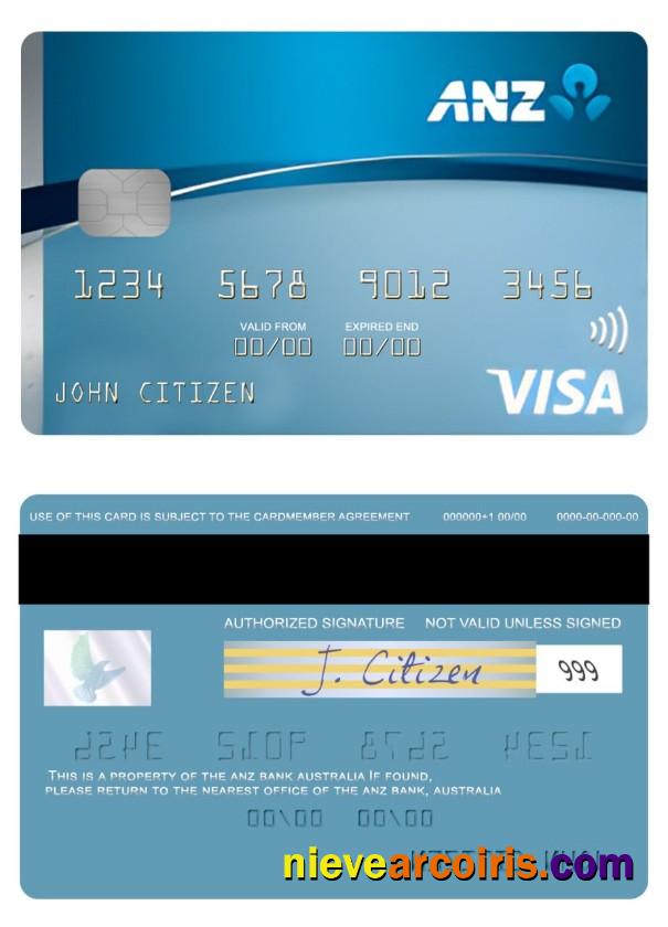 Australia ANZ Low Rate credit visa card